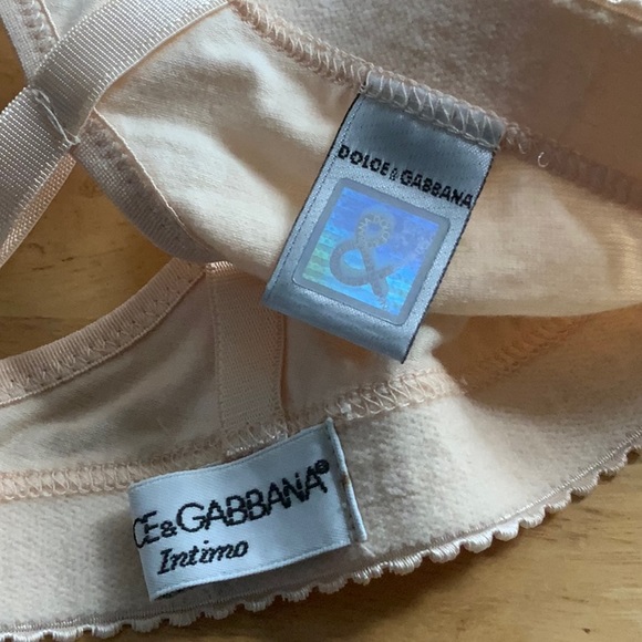 NWOT DOLCE & GABBANA INTIMO LE BONITAS COTTON BRA SZ S US30 - Picture 2 of 3
